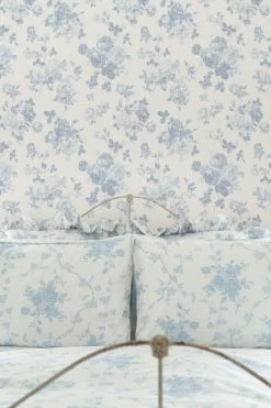 LoveShackFancy Everblooming Rosettes Wallpaper Home Decor