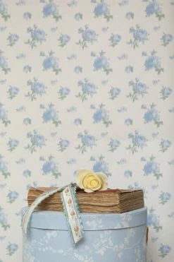 LoveShackFancy Home Decor Ikat Rose Wallpaper