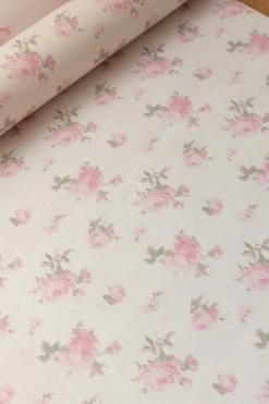 LoveShackFancy Home Decor Ikat Rose Wallpaper