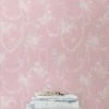 LoveShackFancy Chandelier Gates Wallpaper - EASTER PINK