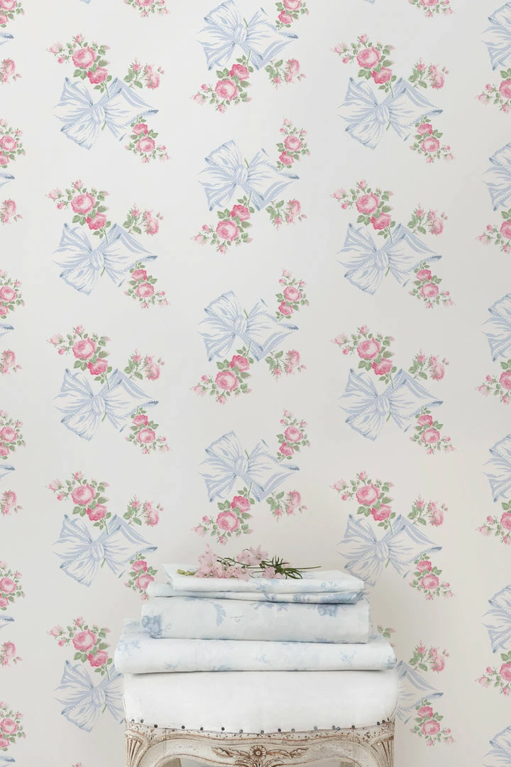 LoveShackFancy Home Decor Rosa Beaux Wallpaper 4 LoveShackFancy Home Decor Rosa Beaux Wallpaper