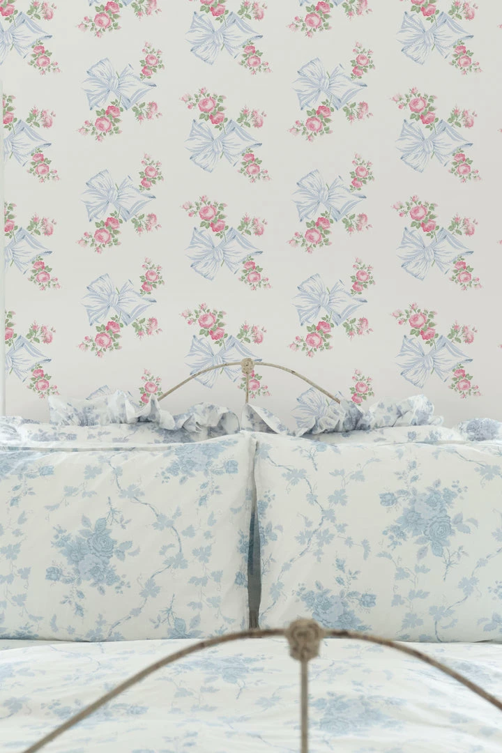 LoveShackFancy Home Decor Rosa Beaux Wallpaper 6 LoveShackFancy Home Decor Rosa Beaux Wallpaper