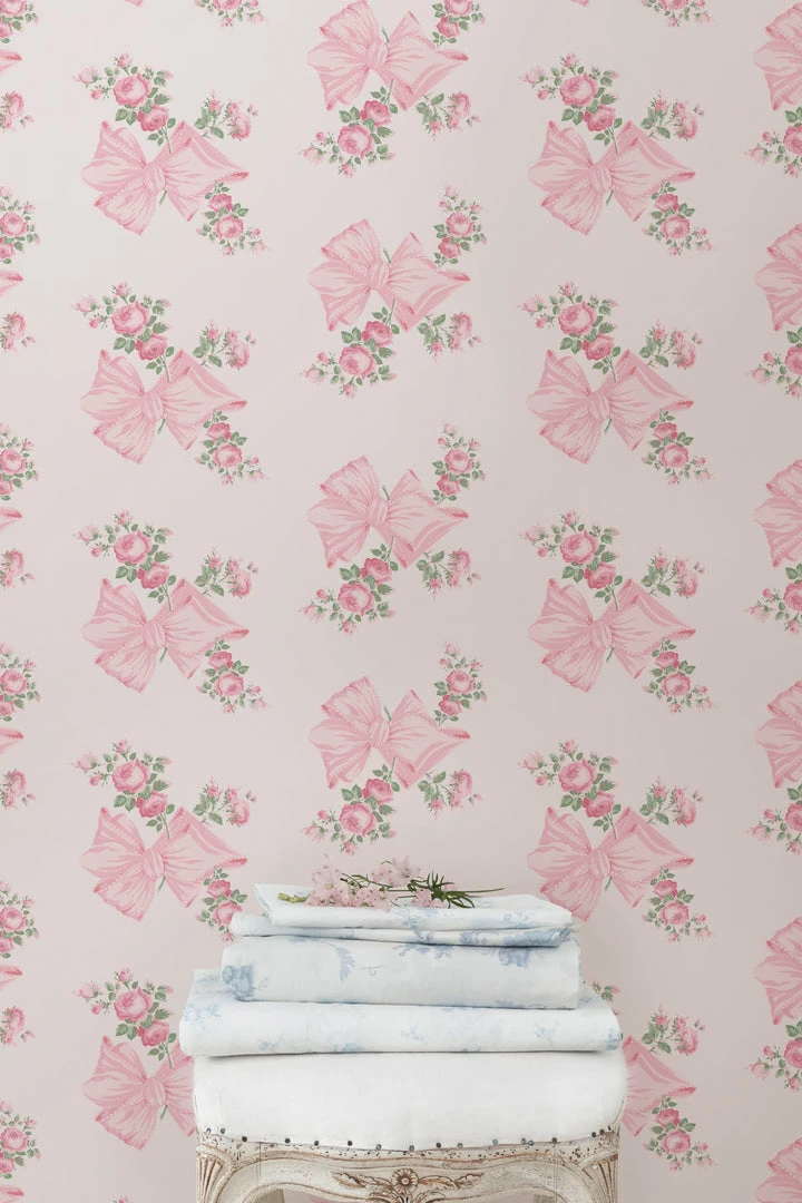LoveShackFancy Home Decor Rosa Beaux Wallpaper 11 LoveShackFancy Home Decor Rosa Beaux Wallpaper