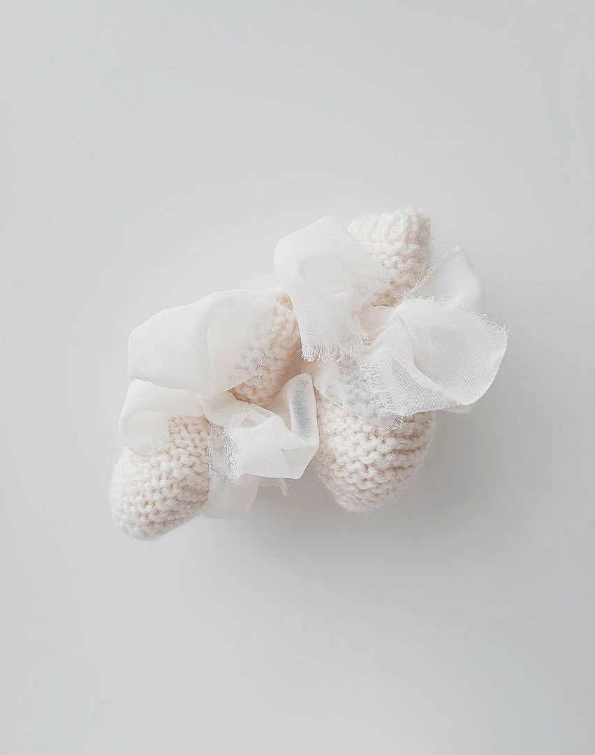 LoveShackFancy Little Girls Bebe Theory Knit Slippers 3 LoveShackFancy Little Girls Bebe Theory Knit Slippers