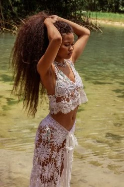 LoveShackFancy Bespoke Lace Set Forever Whites