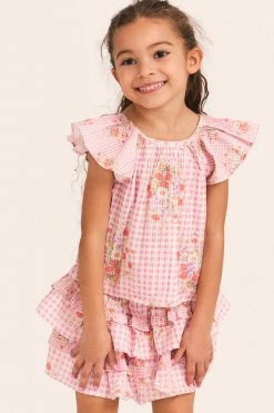 LoveShackFancy Girls Billie Skirt Little Girls