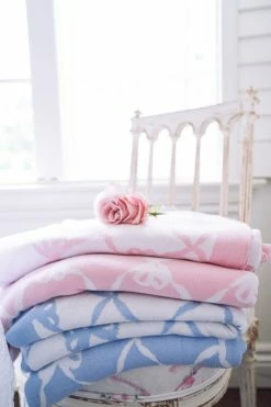 LoveShackFancy Bow Throw Blanket New Arrivals 17 LoveShackFancy Bow Throw Blanket New Arrivals