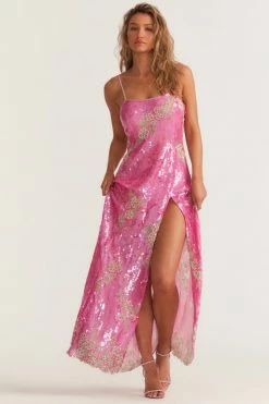 LSF Alida Gown - RASPBERRY SPARKLE