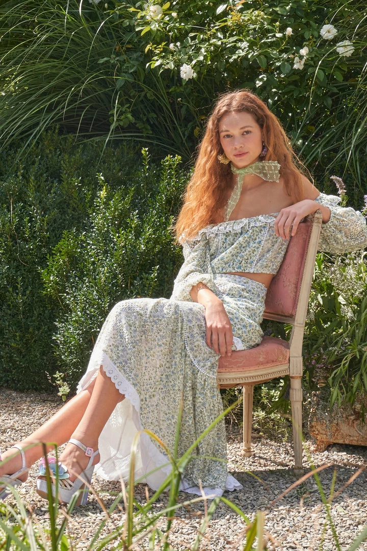 LoveShackFancy Tops Dorabella Crop Top 5 LoveShackFancy Tops Dorabella Crop Top