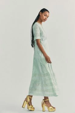 LoveShackFancy Edie Midi Dress