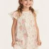 LSF Girls Flutter Sleeve Gown