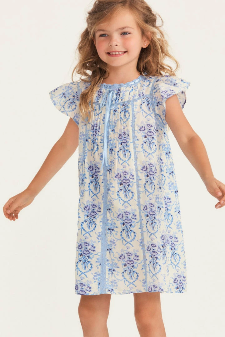 LSF Girls Flutter Sleeve Dress Mommy & Me 3 LSF Girls Flutter Sleeve Dress Mommy & Me