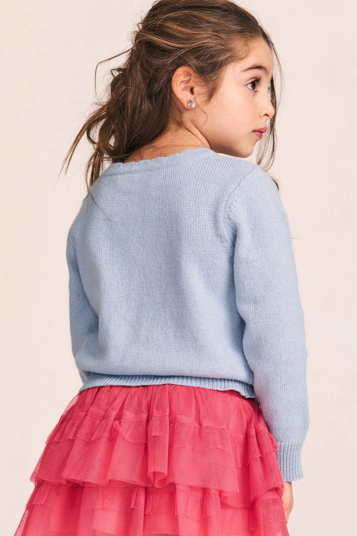 LoveShackFancy Girls Roger Pullover Little Girls 6 LoveShackFancy Girls Roger Pullover Little Girls