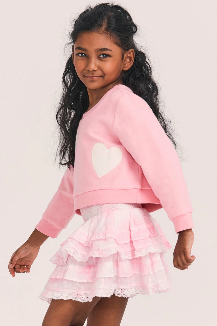 LoveShackFancy Little Girls Girls Burkley Pullover 4 LoveShackFancy Little Girls Girls Burkley Pullover