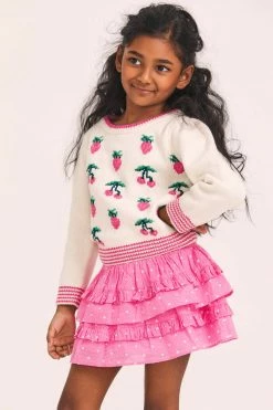 LoveShackFancy Girls Billie Skirt Little Girls 15 LoveShackFancy Girls Billie Skirt Little Girls