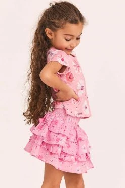 LoveShackFancy Little Girls Girls Billie Skirt 9 LoveShackFancy Little Girls Girls Billie Skirt