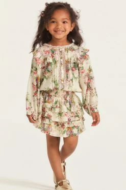 LoveShackFancy Girls Billie Skirt - SHINING GEMSTONE Mommy & Me