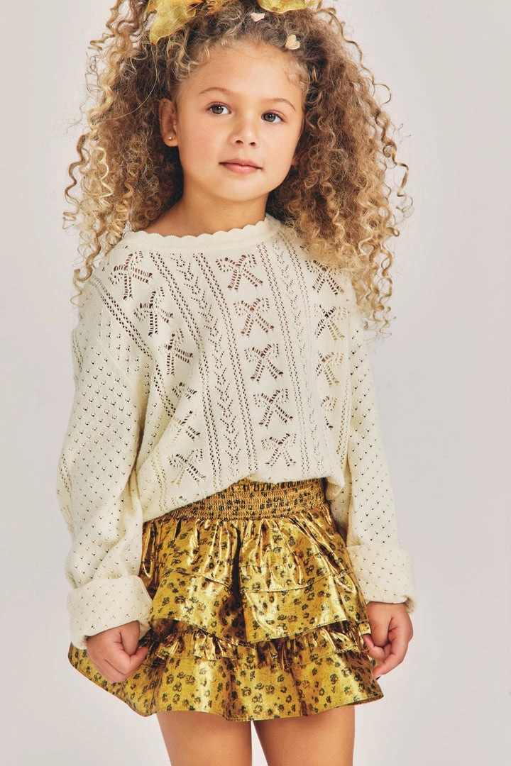 LoveShackFancy Girls Billie Skirt 4 LoveShackFancy Girls Billie Skirt