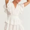 LoveShackFancy Dresses Gwen Mini Dress - WHITE 2 LoveShackFancy Dresses Gwen Mini Dress - WHITE