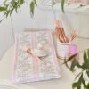 LoveShackFancy Marigold Wreath Hand Towel - PASTEL PEACH Bath 1 LoveShackFancy Marigold Wreath Hand Towel - PASTEL PEACH Bath