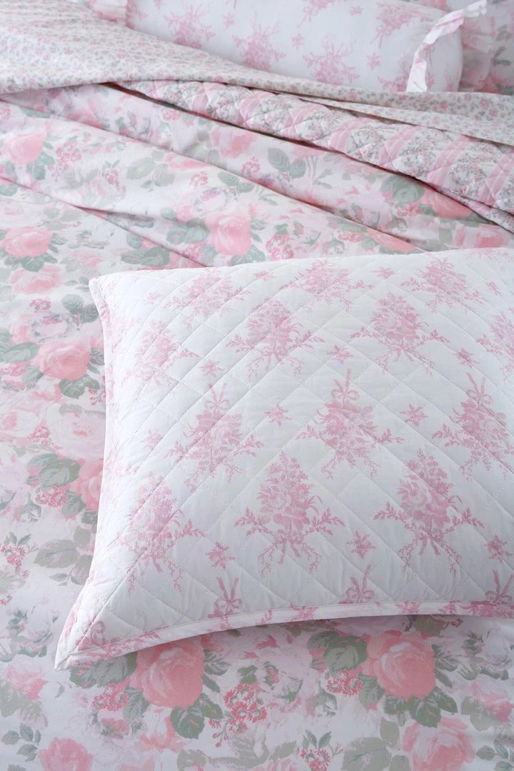 LoveShackFancy Bedding Rosie Arrangements Throw Pillow - BLUSHING DOVE 3 LoveShackFancy Bedding Rosie Arrangements Throw Pillow - BLUSHING DOVE