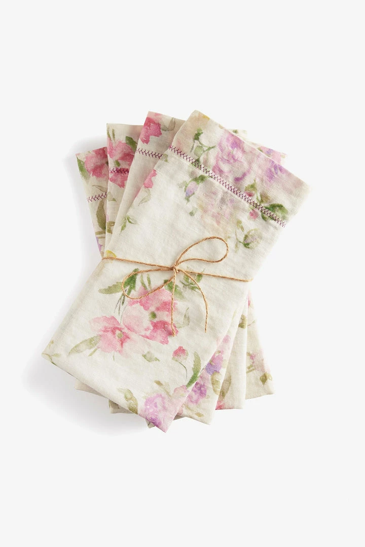 LoveShackFancy Linen Napkin Set 20 LoveShackFancy Linen Napkin Set