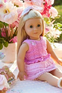 LoveShackFancy X American Girl Doll Garden Party Peplum Top