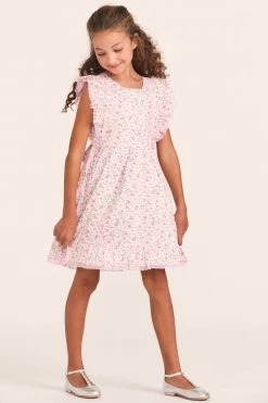 LoveShackFancy X American Girl Girls Floral Flutter Day Dress