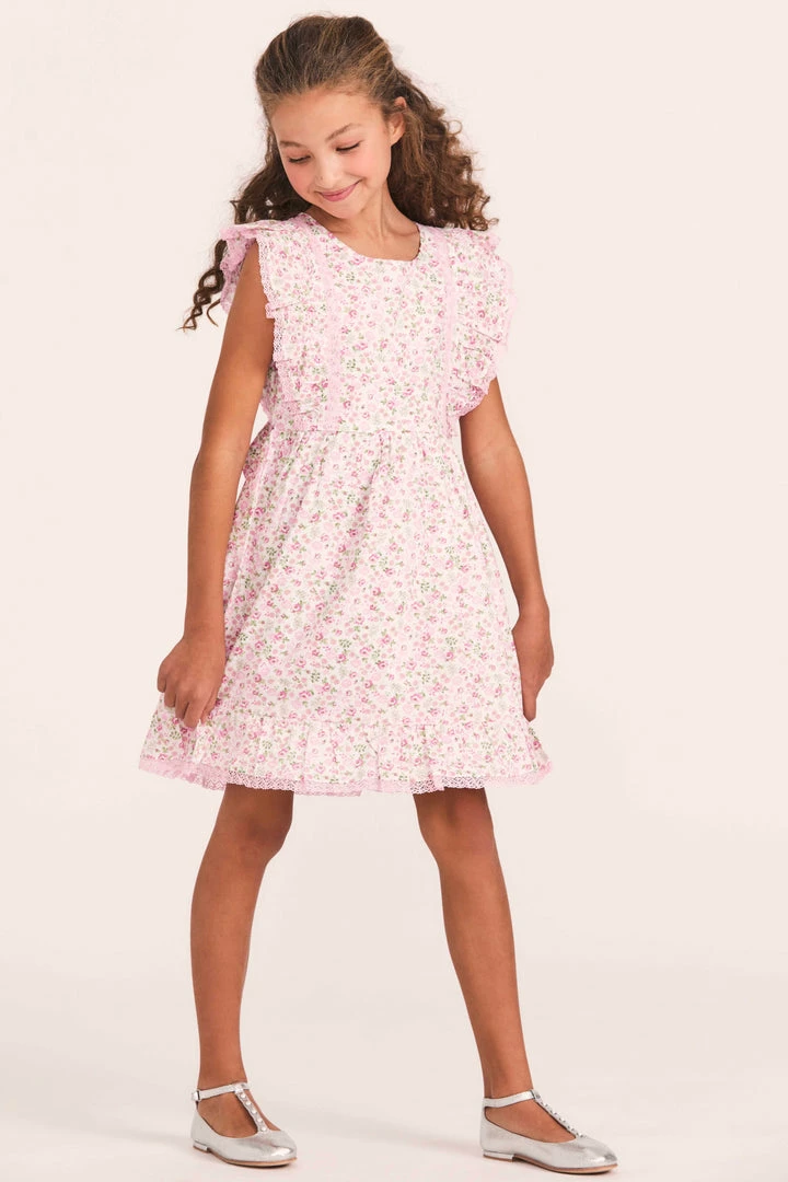 LoveShackFancy X American Girl Girls Floral Flutter Day Dress 4 LoveShackFancy X American Girl Girls Floral Flutter Day Dress