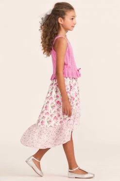 LoveShackFancy X American Girl Girls Floral Flutter Skirt 12 LoveShackFancy X American Girl Girls Floral Flutter Skirt