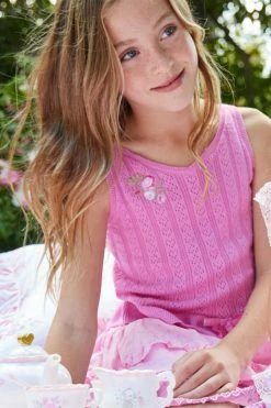 LoveShackFancy X American Girl Girls Garden Party Peplum Top 15 LoveShackFancy X American Girl Girls Garden Party Peplum Top