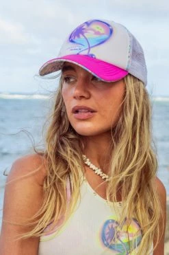 LSF LoveShackFancy X Hurley Coastal Trucker Hat 21 LSF LoveShackFancy X Hurley Coastal Trucker Hat