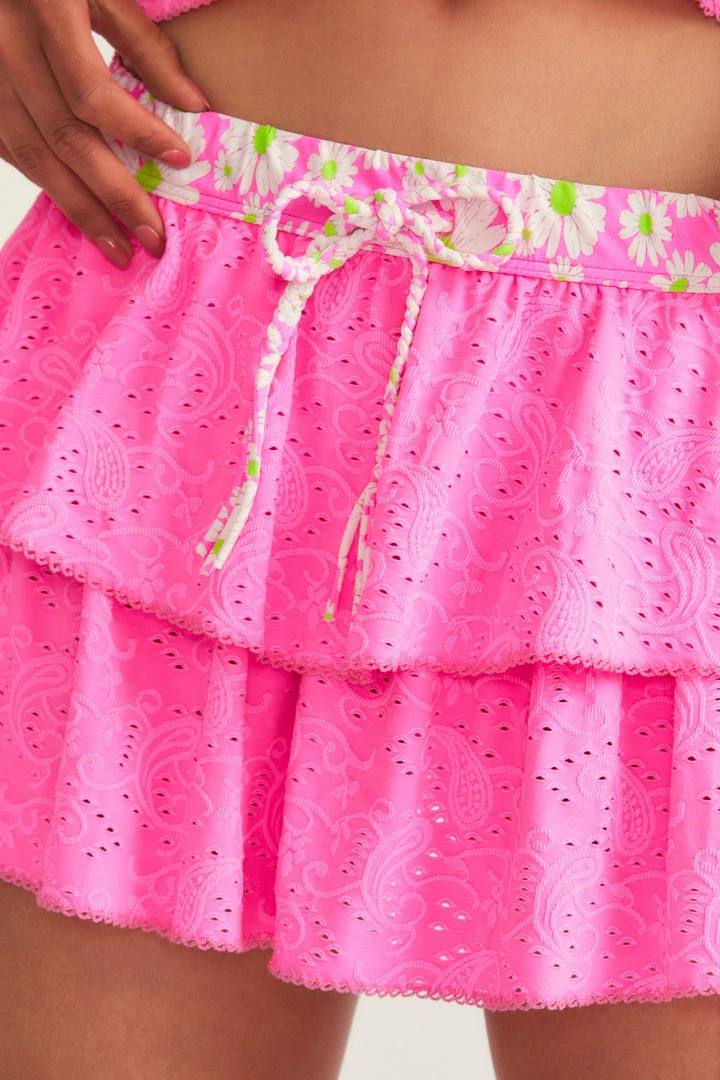 LSF LoveShackFancy X Hurley Tiered Mini Skirt The Vacation Edit 4 LSF LoveShackFancy X Hurley Tiered Mini Skirt The Vacation Edit