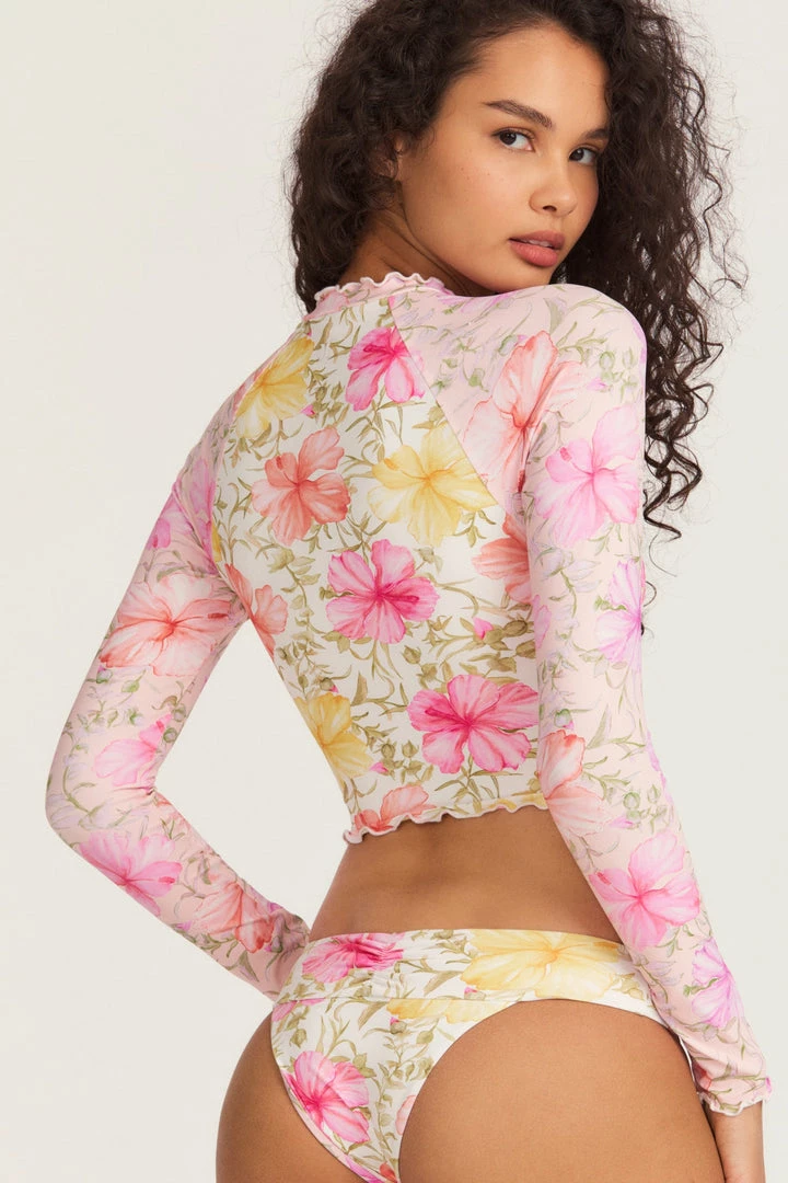 LSF LoveShackFancy X Hurley Cropped Rashguard 9 LSF LoveShackFancy X Hurley Cropped Rashguard