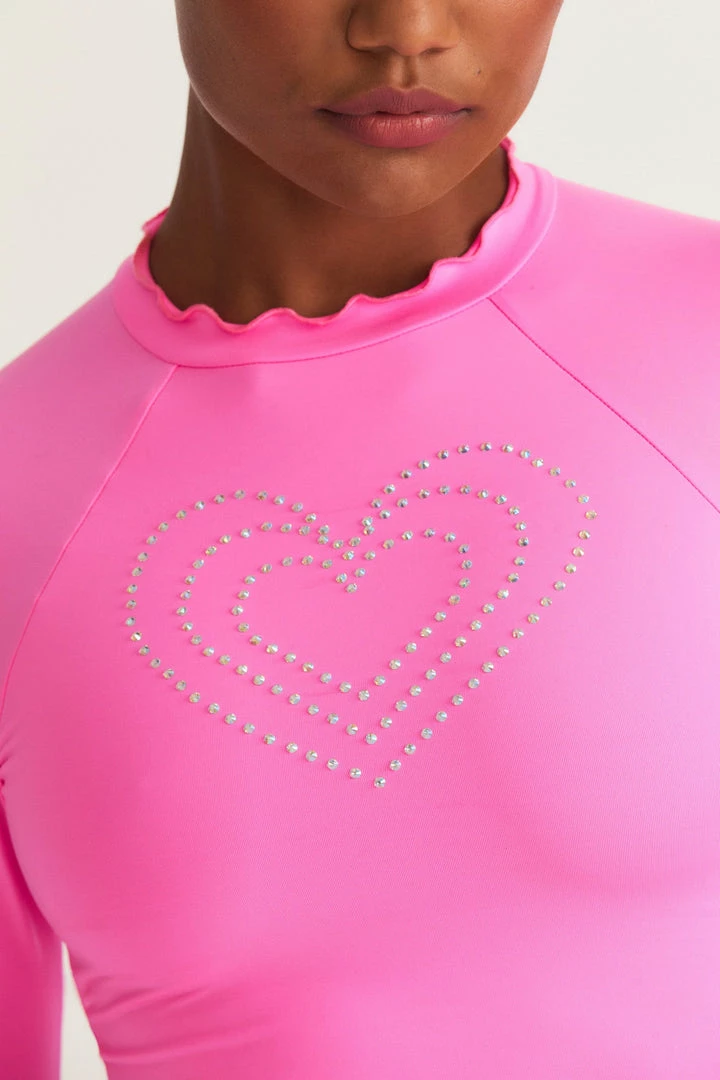 LSF Swim LoveShackFancy X Hurley Rhinestone Rashguard 6 LSF Swim LoveShackFancy X Hurley Rhinestone Rashguard