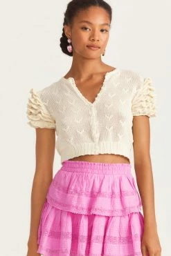 LSF Preilla Crop Cardigan