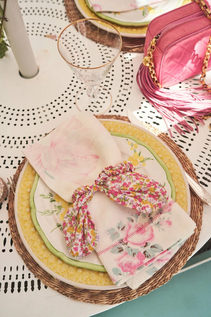LoveShackFancy Linen Napkin Set 42 LoveShackFancy Linen Napkin Set