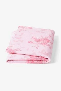 LoveShackFancy Swim Happy Thoughts Beach Towel - PALE ROSE PINK