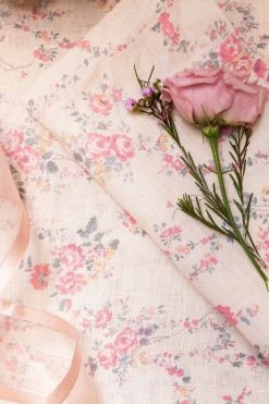 LoveShackFancy Tablescape Linen Napkin Set - CHALET CREMA