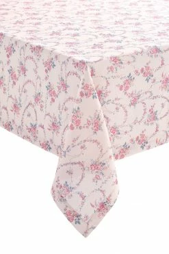 LoveShackFancy Linen Tablecloth Tablescape