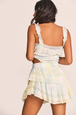 LoveShackFancy Ruffle Mini Skirt