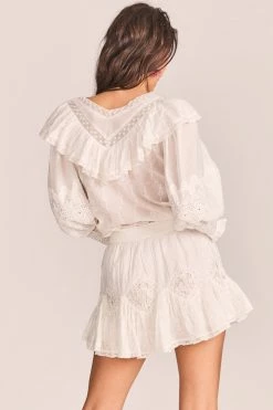 LoveShackFancy Adia Mini Skirt Skirts 9 LoveShackFancy Adia Mini Skirt Skirts