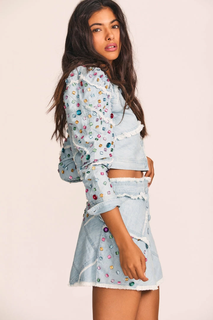 LoveShackFancy Cayde Mini Skirt Skirts 5 LoveShackFancy Cayde Mini Skirt Skirts