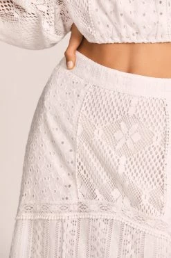 LoveShackFancy Sisto Midi Skirt