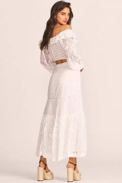 LoveShackFancy Sisto Midi Skirt 9 LoveShackFancy Sisto Midi Skirt