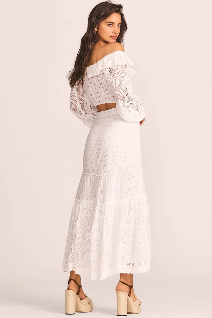 LoveShackFancy Sisto Midi Skirt 6 LoveShackFancy Sisto Midi Skirt