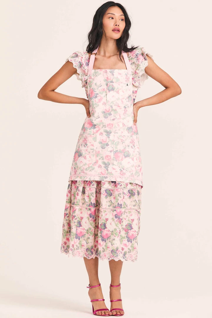 LoveShackFancy X Hedley & Bennett Kitchen Apron 4 LoveShackFancy X Hedley & Bennett Kitchen Apron