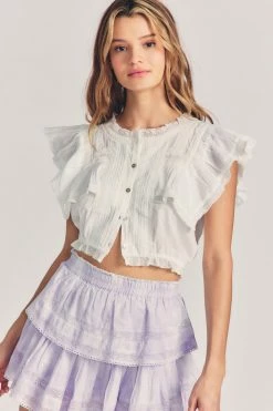 LoveShackFancy Nora Top Tops 12 LoveShackFancy Nora Top Tops