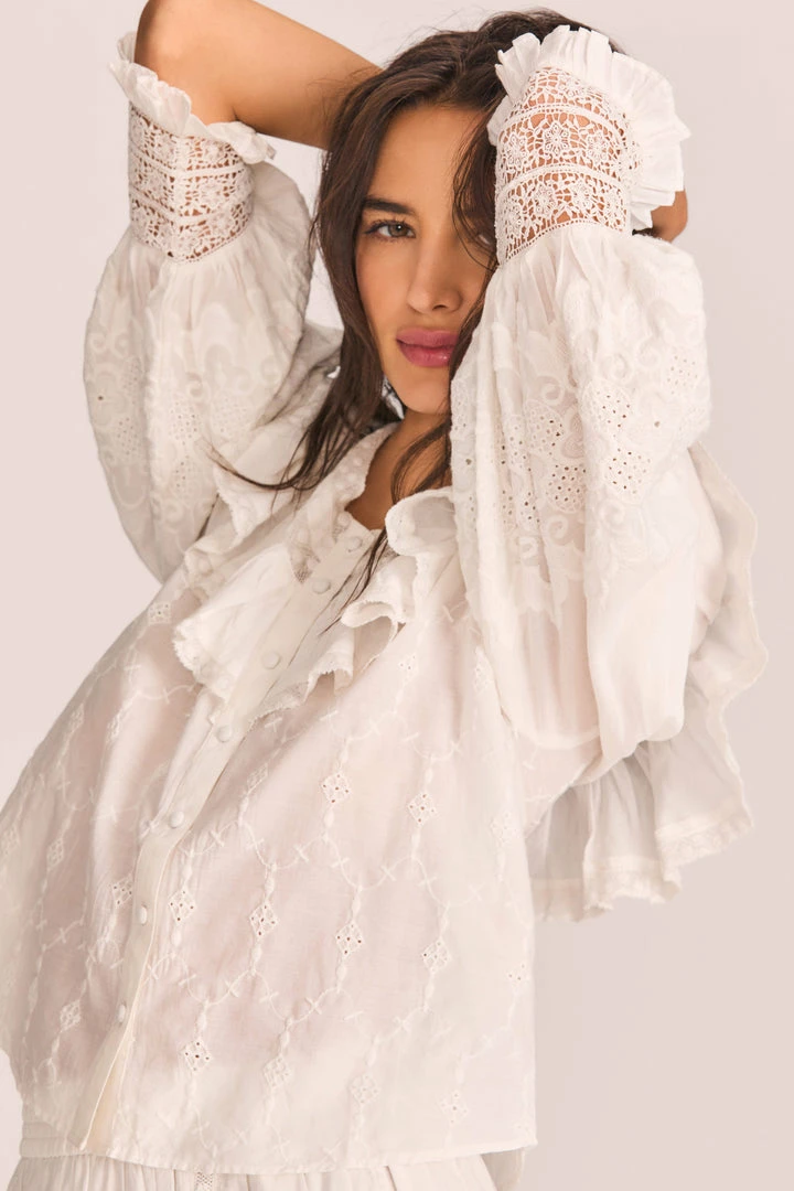 LoveShackFancy Bunnie Blouse Tops 3 LoveShackFancy Bunnie Blouse Tops