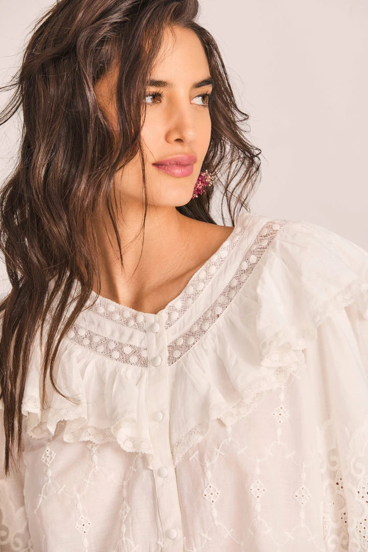 LoveShackFancy Bunnie Blouse Tops 5 LoveShackFancy Bunnie Blouse Tops